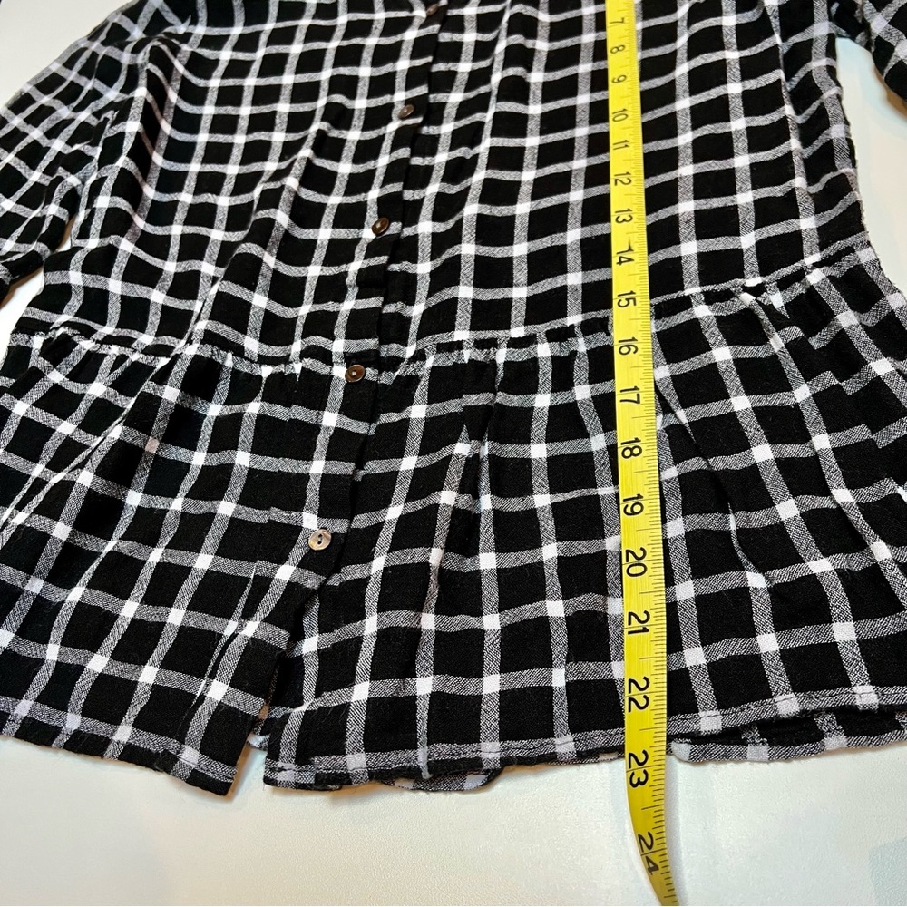 Rails Celeste Top In Onyx White Check Flannel. So… - image 5
